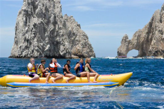 Fun Banana Tube Ride